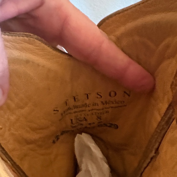 Vintage Stetson Brown Western Cowboy Boots - Picture 8 of 9